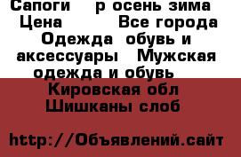 Сапоги 35 р.осень-зима  › Цена ­ 700 - Все города Одежда, обувь и аксессуары » Мужская одежда и обувь   . Кировская обл.,Шишканы слоб.